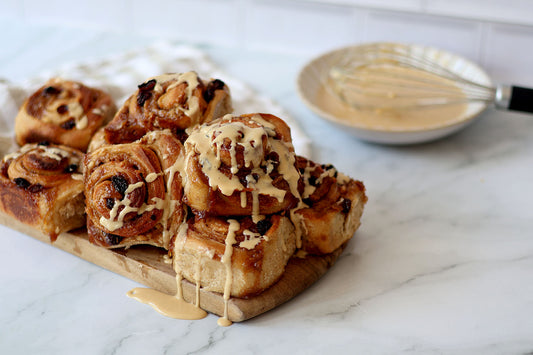 Hot Cross Bun Cinnamon Scrolls