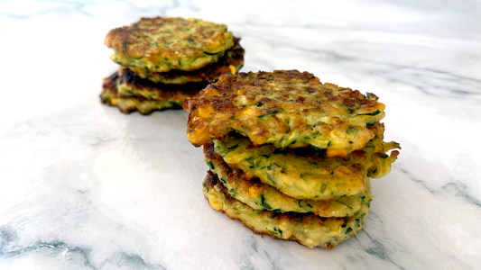 Sourdough Zucchini Fritters