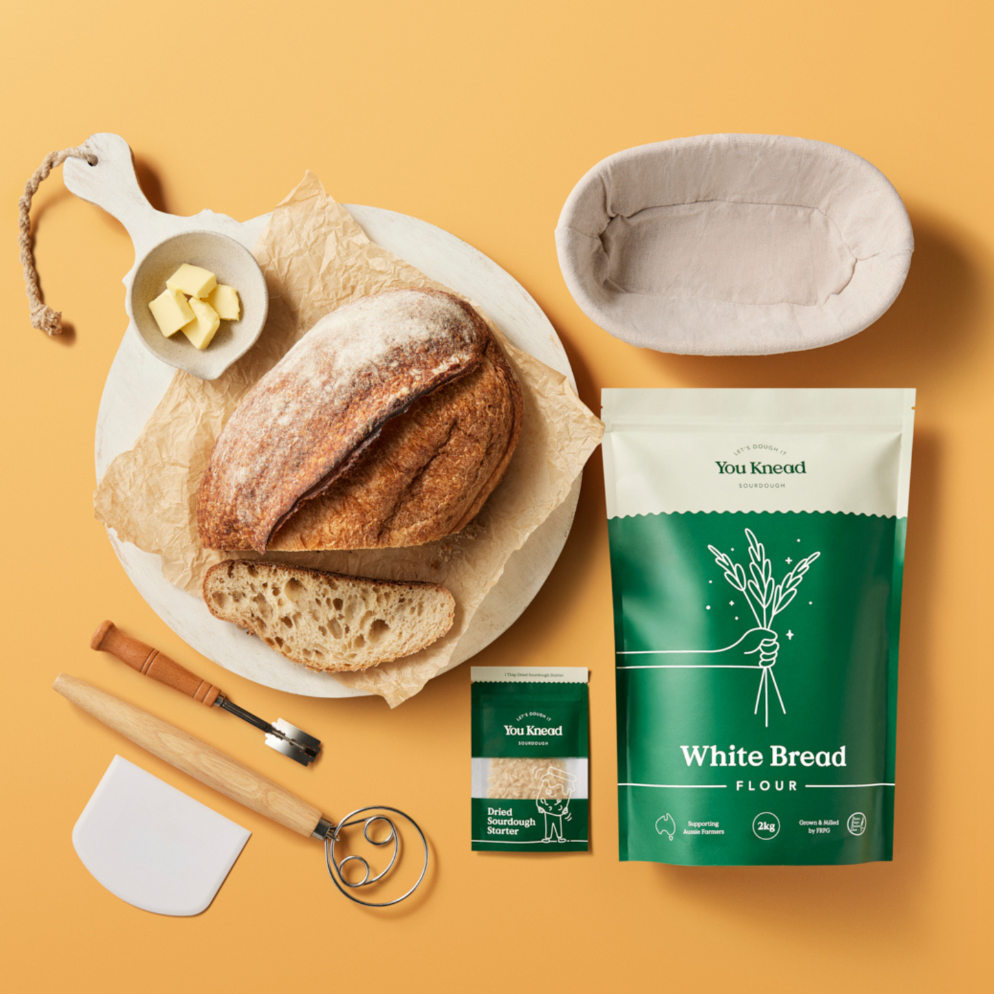 Sourdough Starter Kit & Free Bread Bag