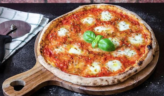 healthy homemade sourdough pizza