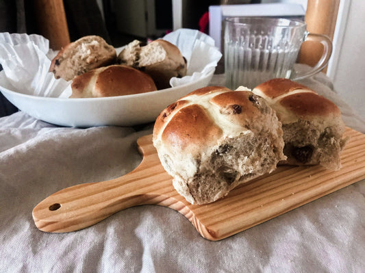 sourdough hot cross buns recipe