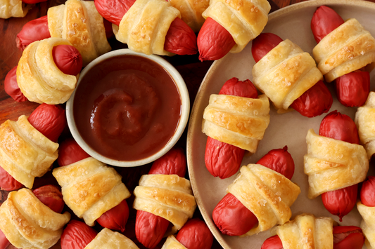 Homemade Sourdough Pigs in a Blanket