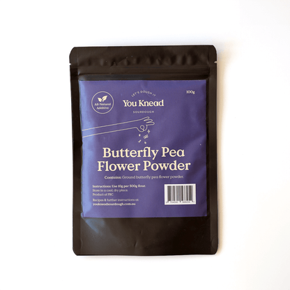 Butterfly Pea Flower Powder - Natural Food Colouring for Sourdough