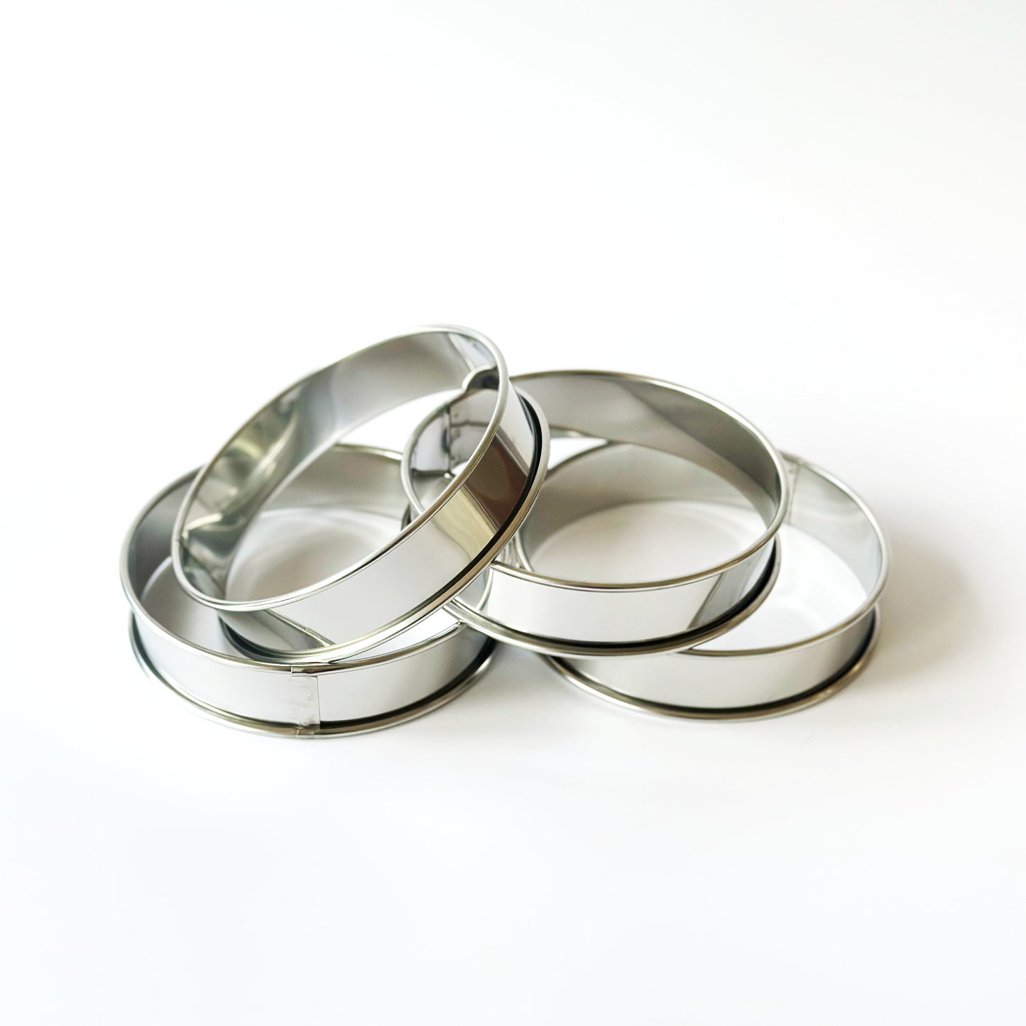 Stainless Steel Crumpet Rings (Set of 4)