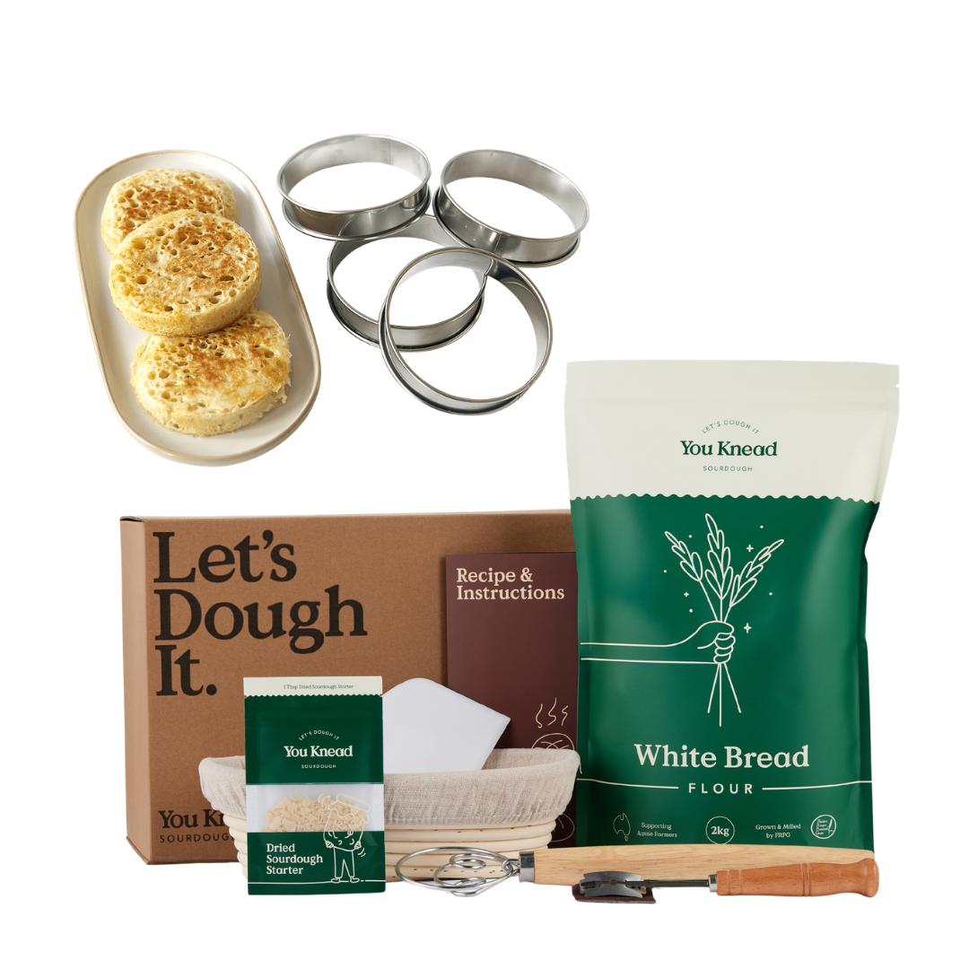 Sourdough Starter Kit & Free Crumpet Rings