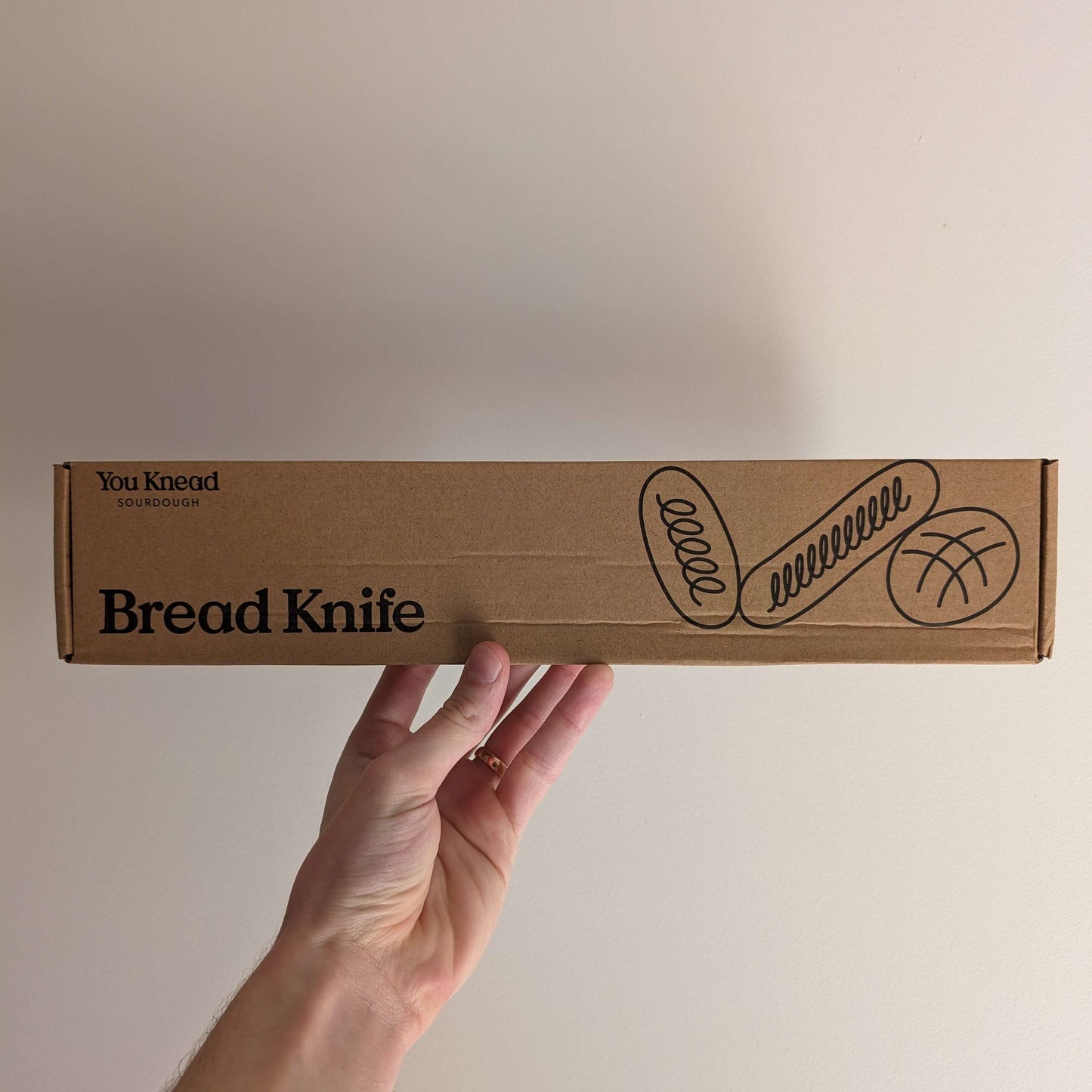 Serrated Bread Knife with Wooden Handle