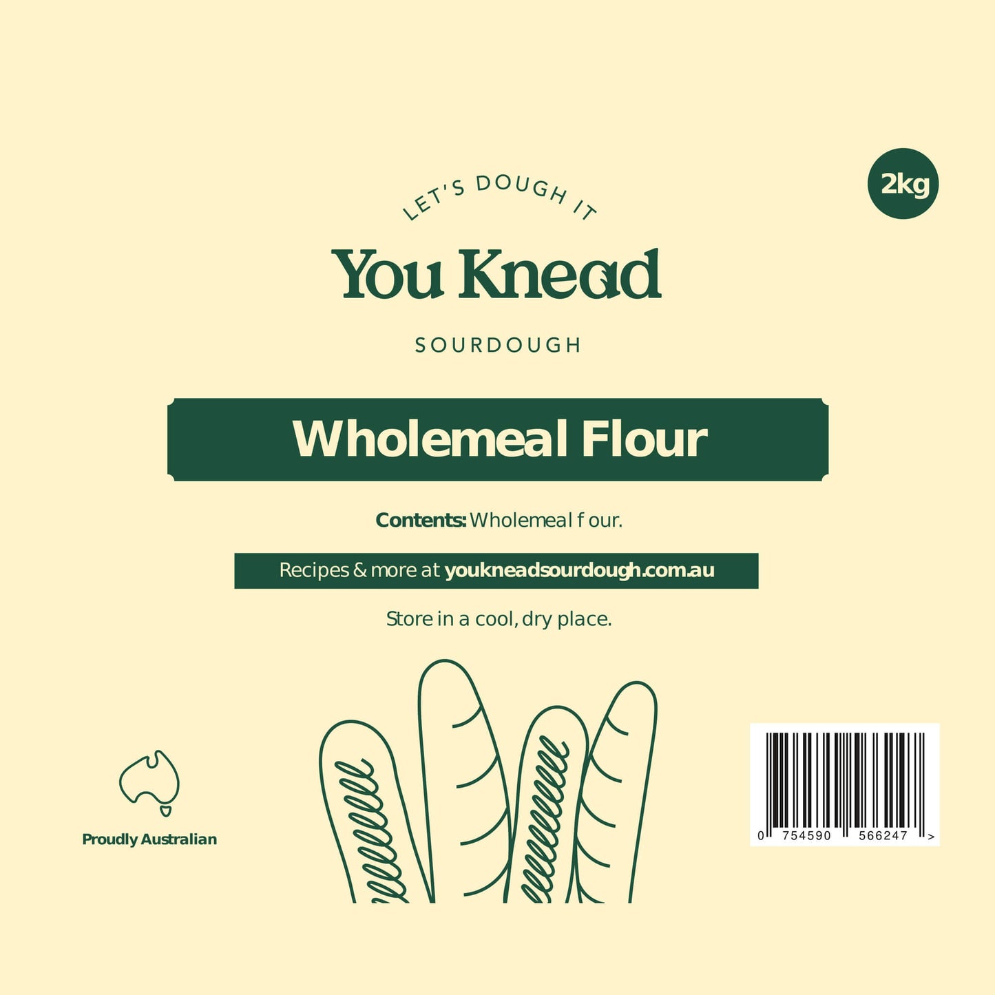 Wholemeal Flour - 2kg