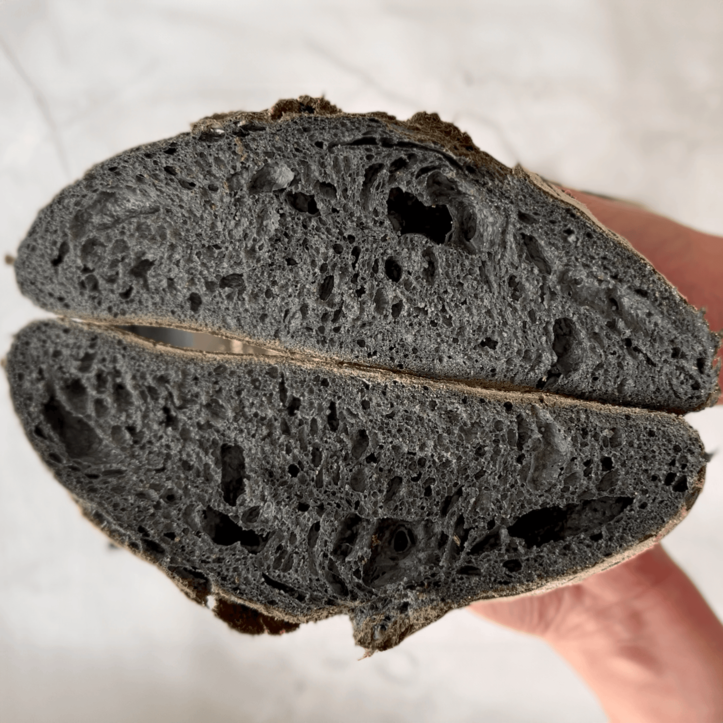 Vegetable Carbon Black Powder - Natural Food Colouring for Sourdough