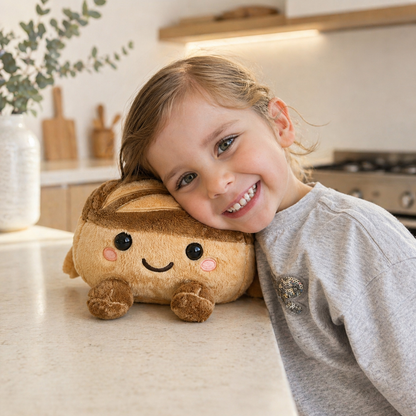 Crumb sourdough bread plush toy