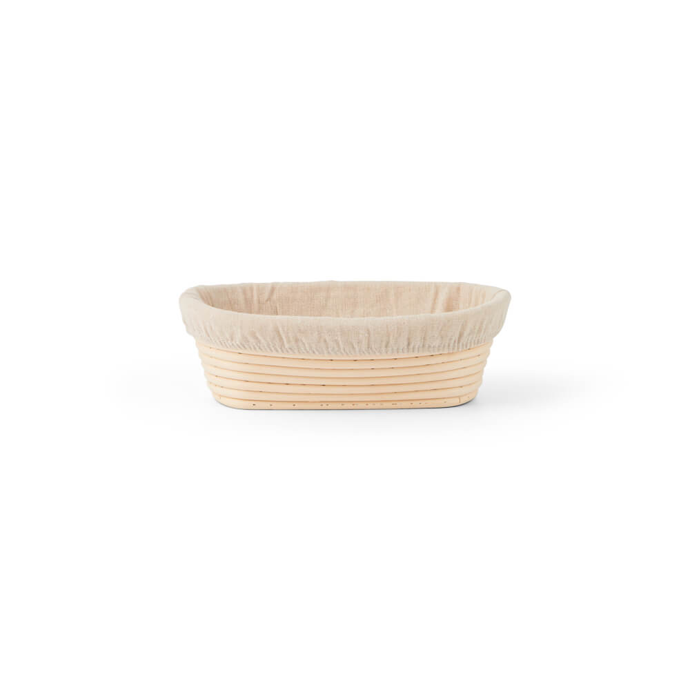 25cm Oval Banneton with Cloth Liner - Sourdough Basket