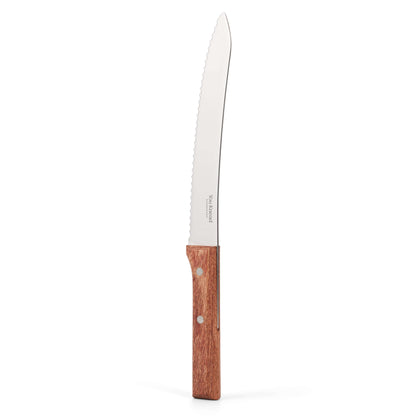 Serrated Bread Knife with Wooden Handle